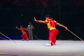 Chinese Wushu gymnasts at the Ã¢â¬ÅLegends of SportÃ¢â¬Â show by Alexey Nemov